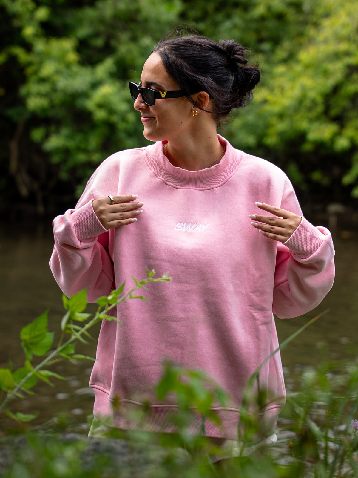 SWAY Mock-Neck Sweatshirt