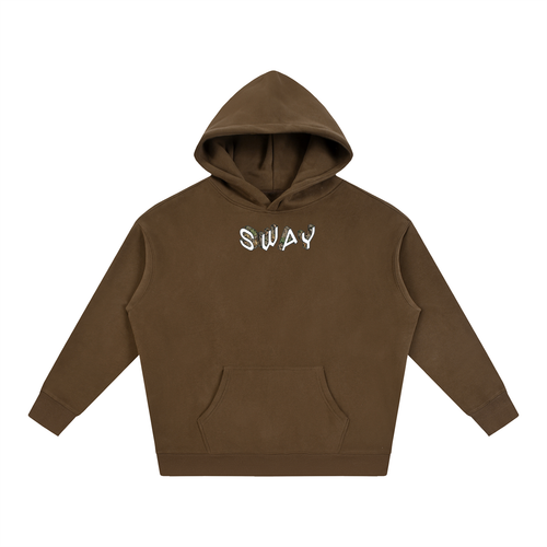 Brown/Camo SWAY Oversize Fleeced Hoodie