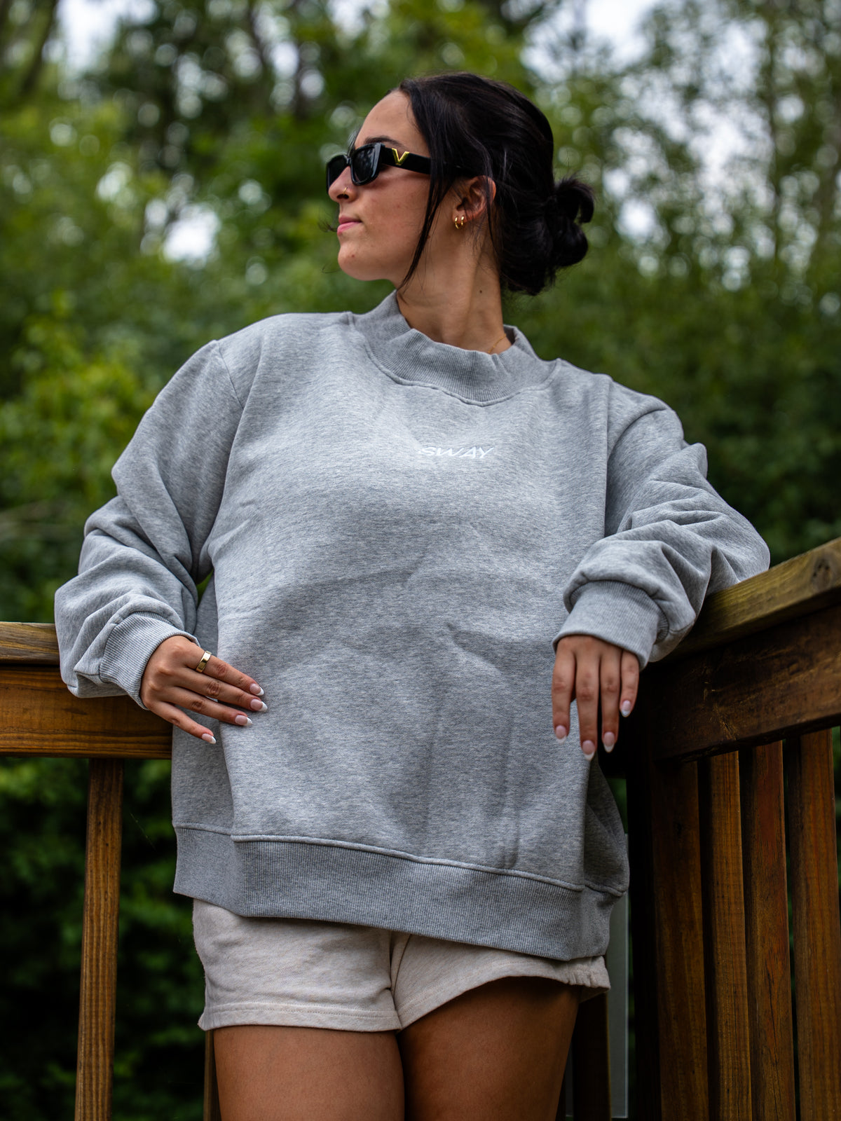 SWAY Mock-Neck Sweatshirt