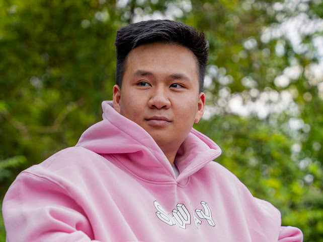 White SWAY Oversized Fleeced Hoodie