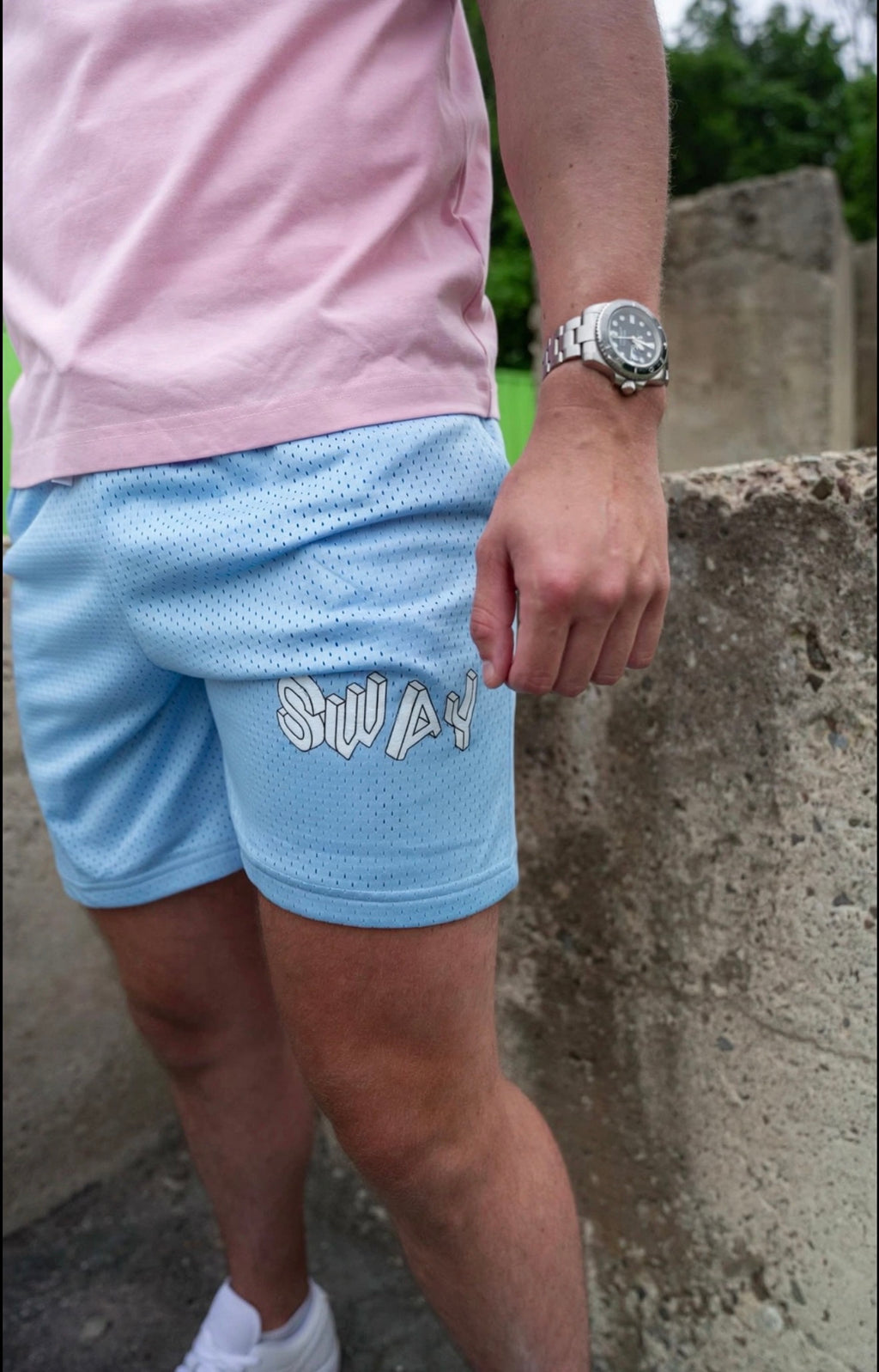 SWAY Mesh Drawstring Shorts