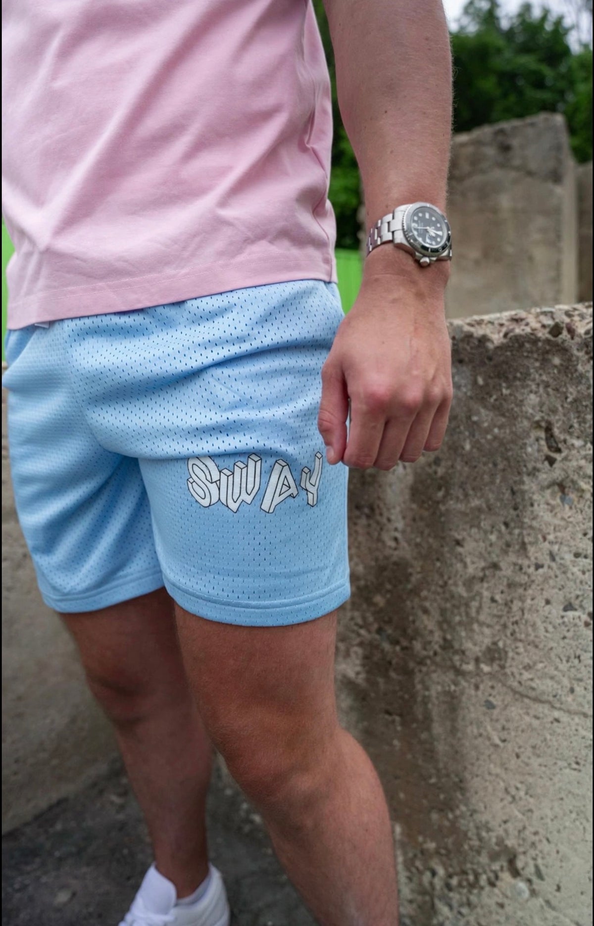 SWAY Mesh Drawstring Shorts