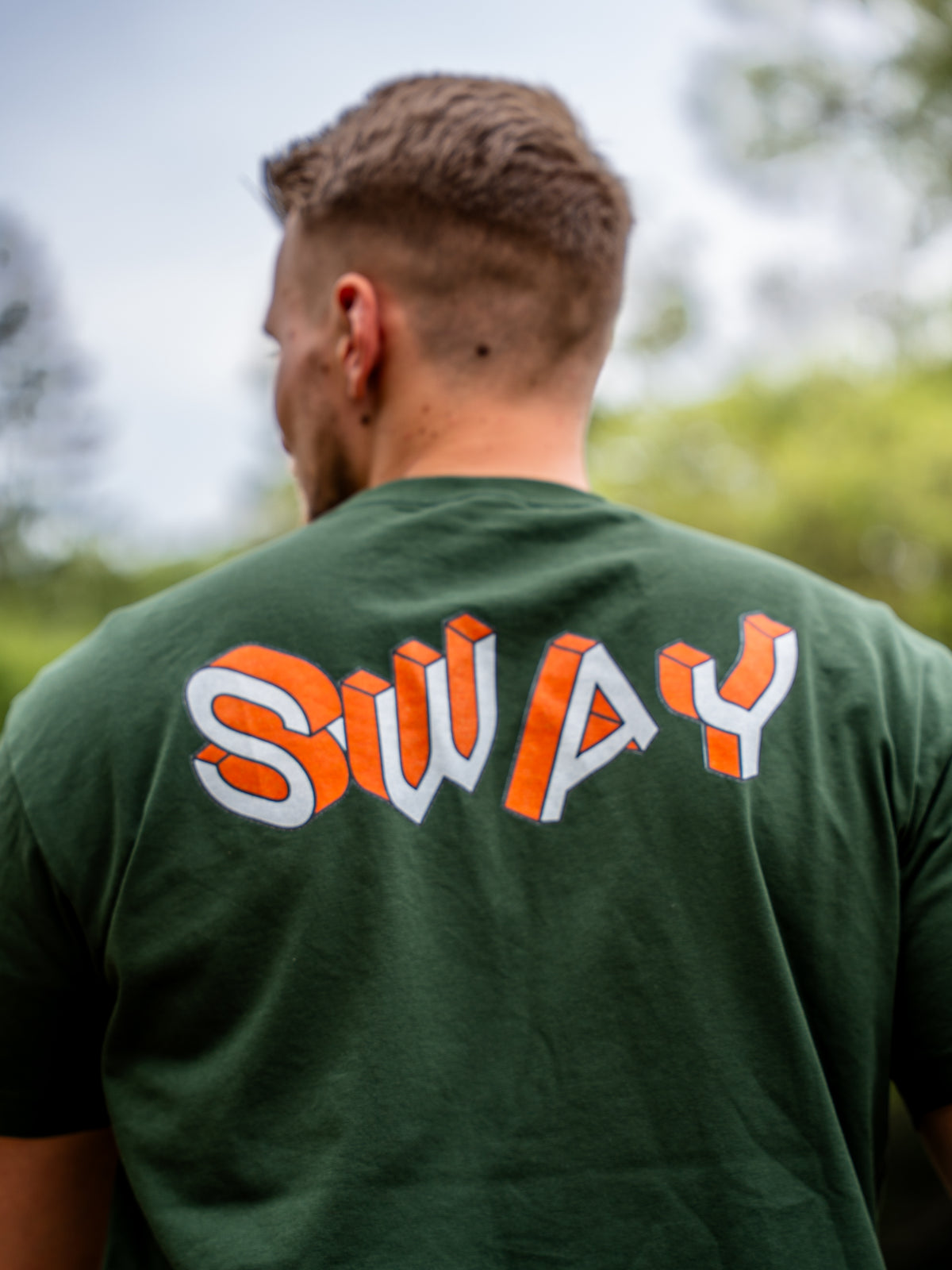 Green/Orange SWAY Quick Dry Cooling T-Shirt