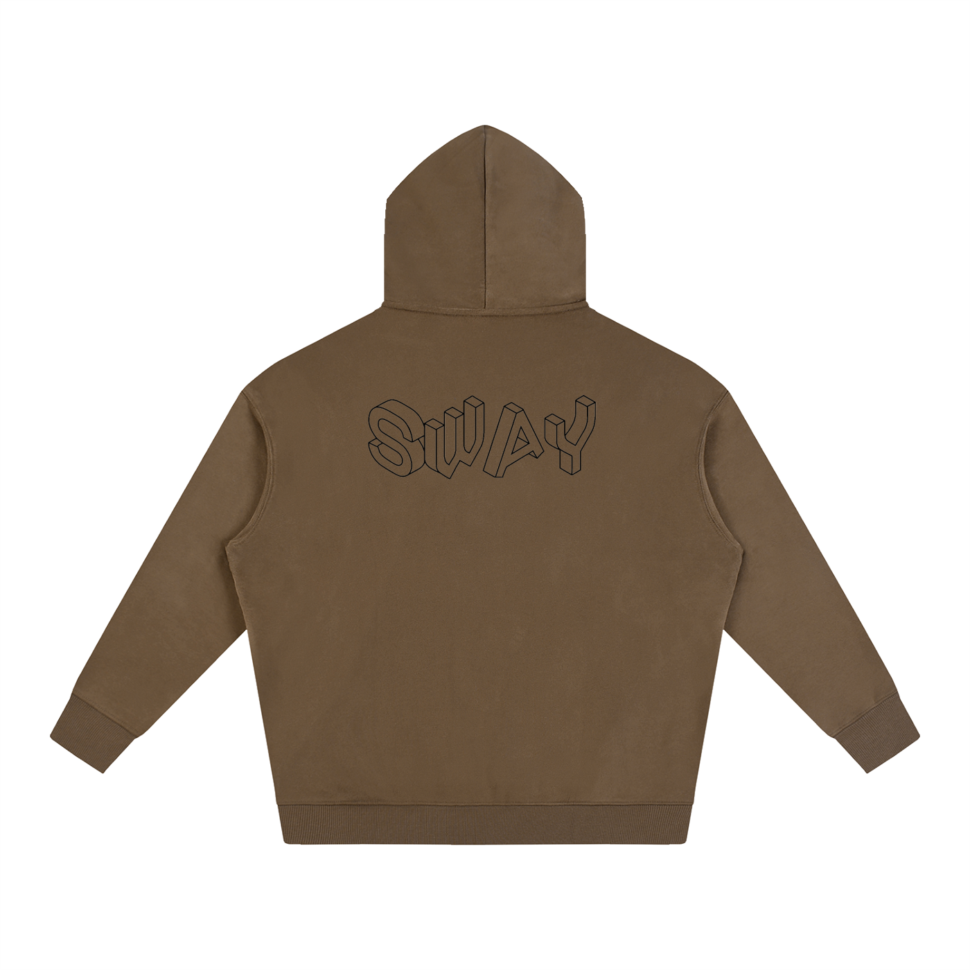 SWAY Minimalistic Oversize Fleeced Hoodie